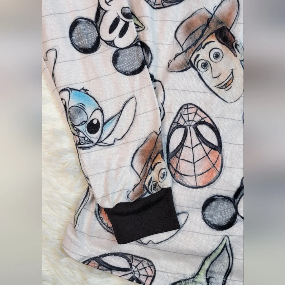 NWOT Disney X Marvel Long Sleeve Shirt Soft Size Medium Size S Pajama Top